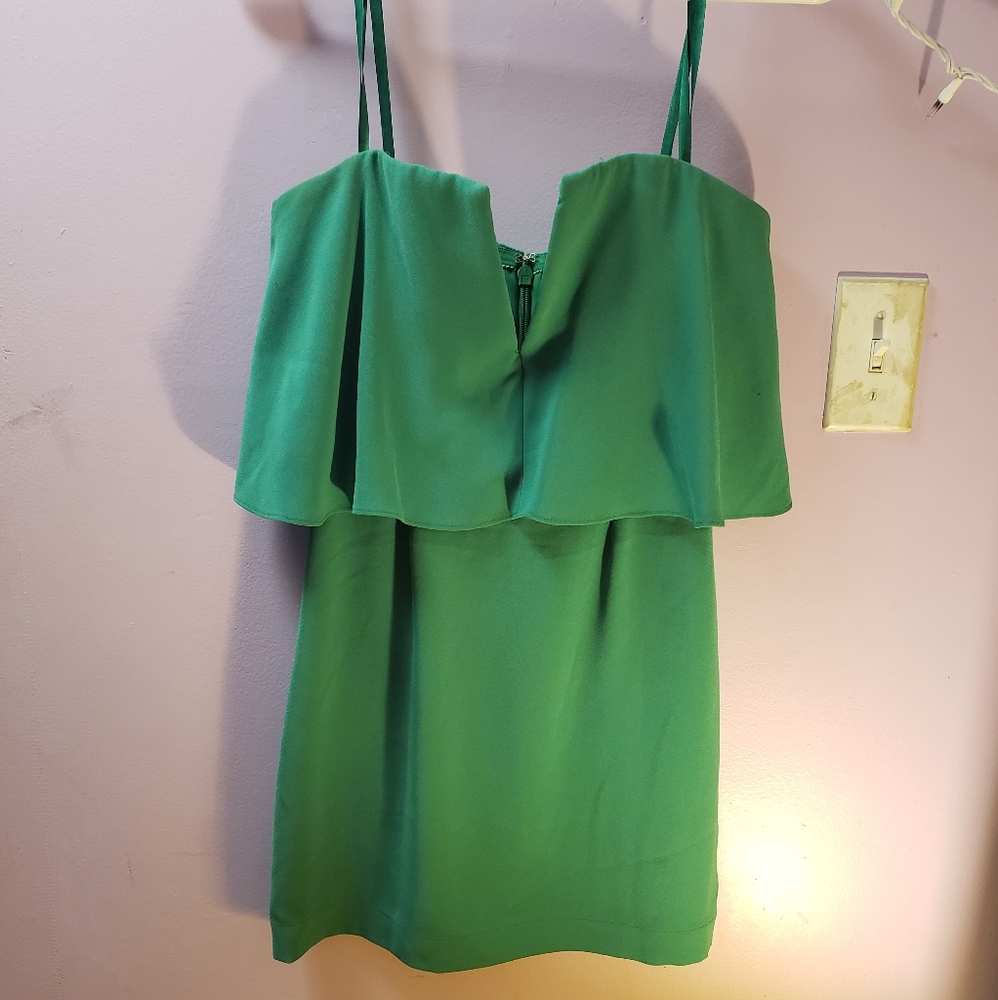 Strapless Kelley Green Dress (On Hold)